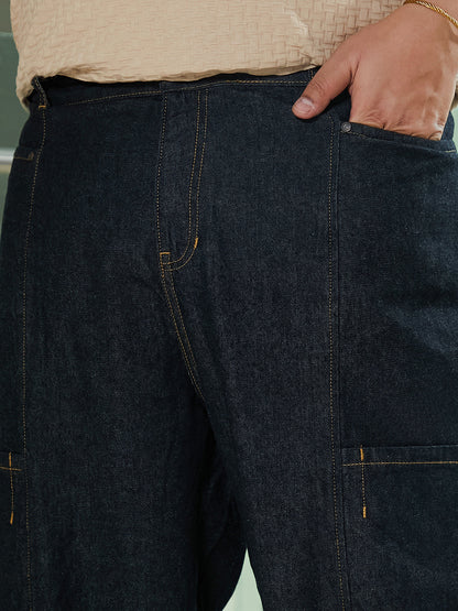 Baggy Cargo Denim Jeans