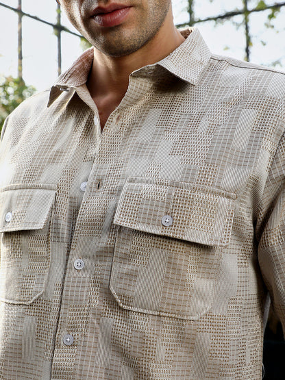 Weave-Block Utility Shirt