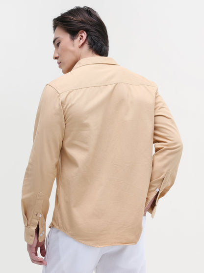 Twill Flap Pocket Regular Fit Shirt
