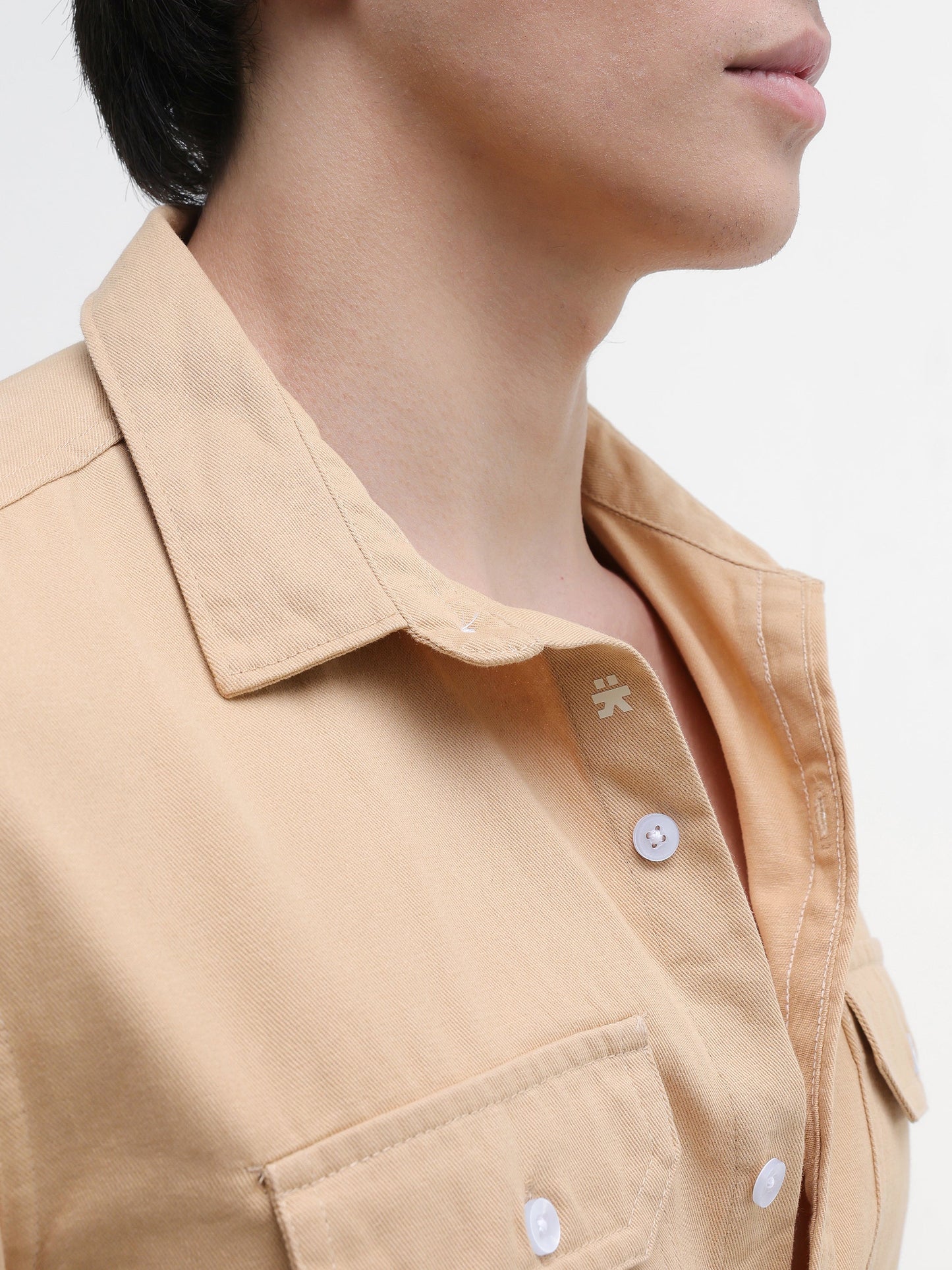 Twill Flap Pocket Regular Fit Shirt