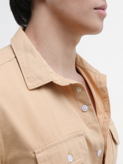 Twill Flap Pocket Regular Fit Shirt