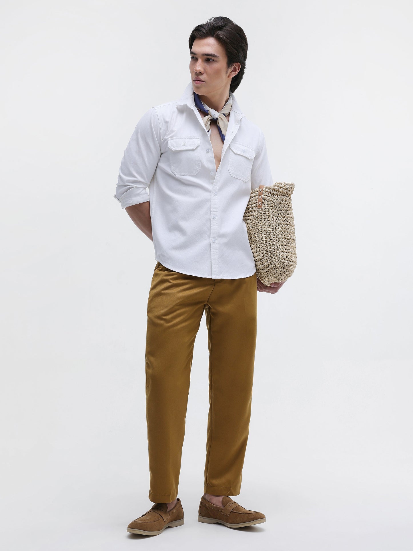 Twill Flap Pocket Regular Fit Shirt