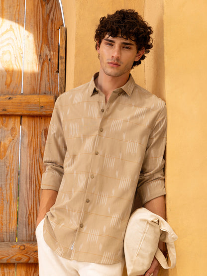 Yarn Dyed Button-Down Regular Fit Shirt
