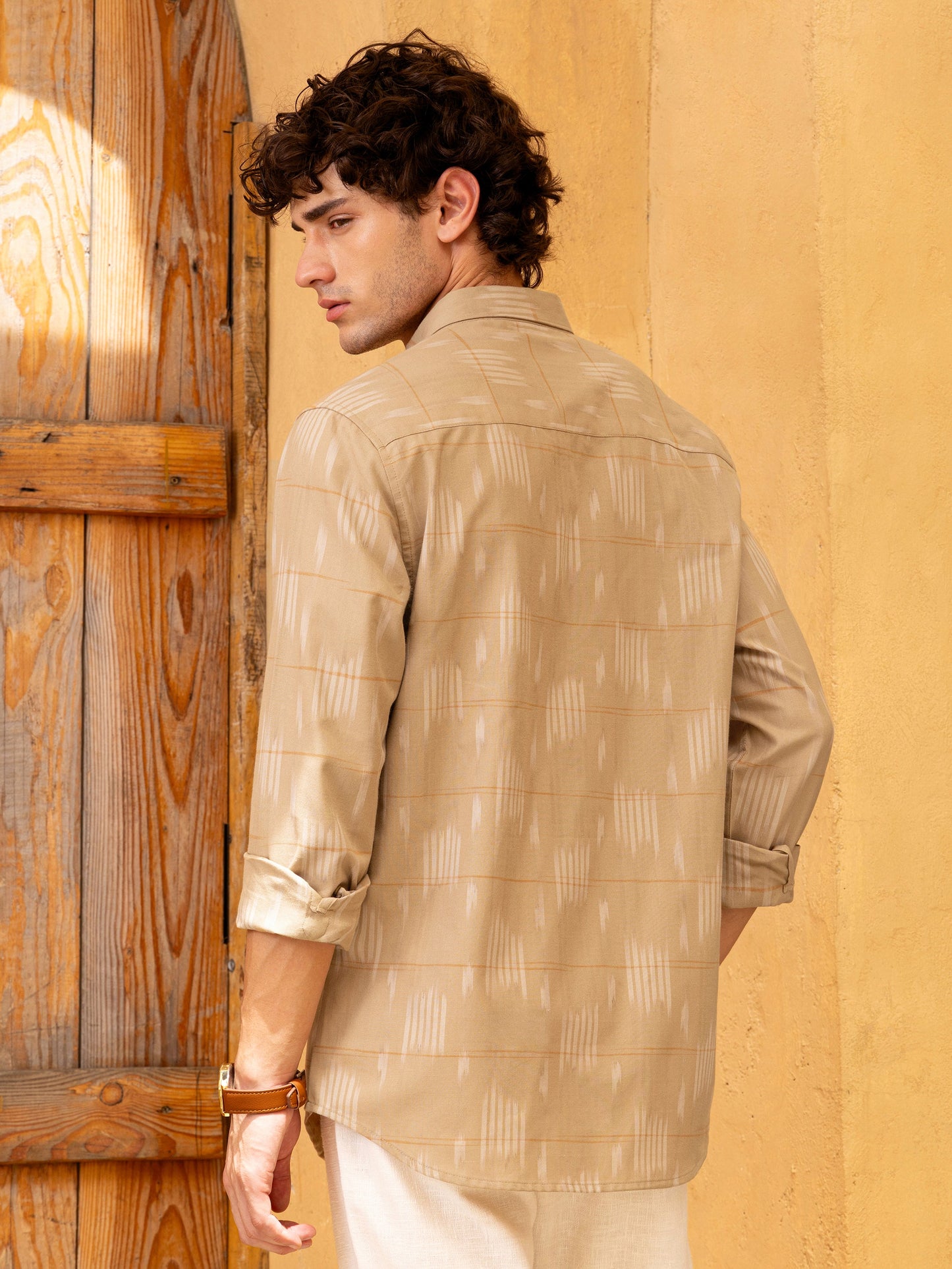 Yarn Dyed Button-Down Regular Fit Shirt