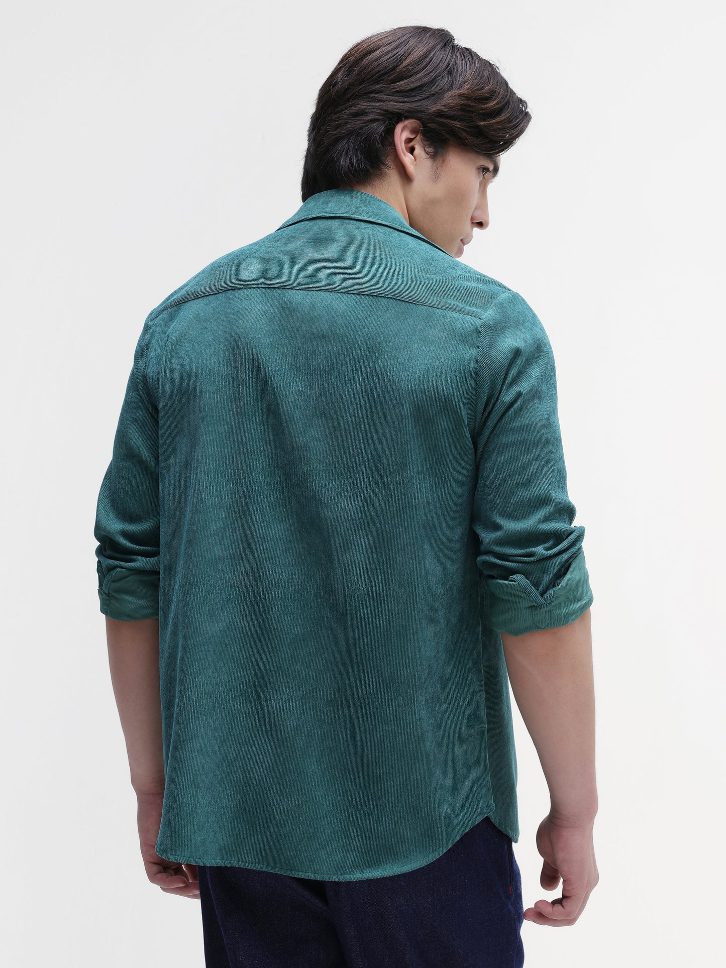 Patch Pocket Corduroy Regular Fit Shirt