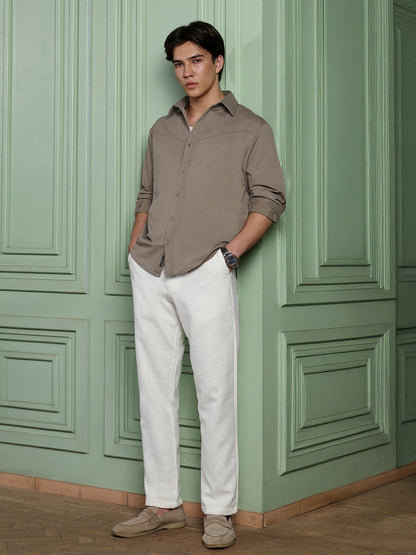 Solid Oversized Fit Shirt