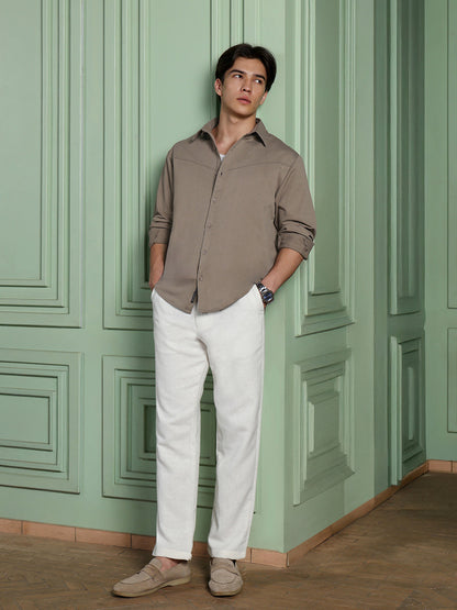 Solid Oversized Fit Shirt