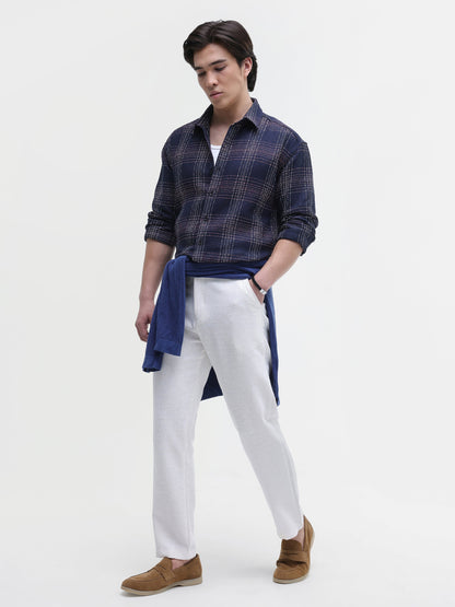 Yarn Dyed Check Oversized Fit Shirt