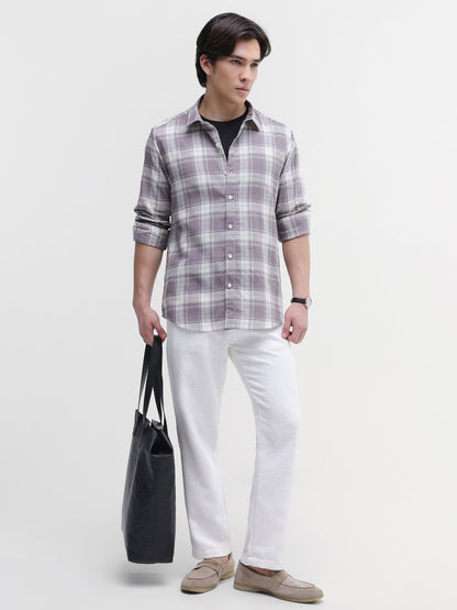Yarn Dyed Checks Regular Fit Shirt