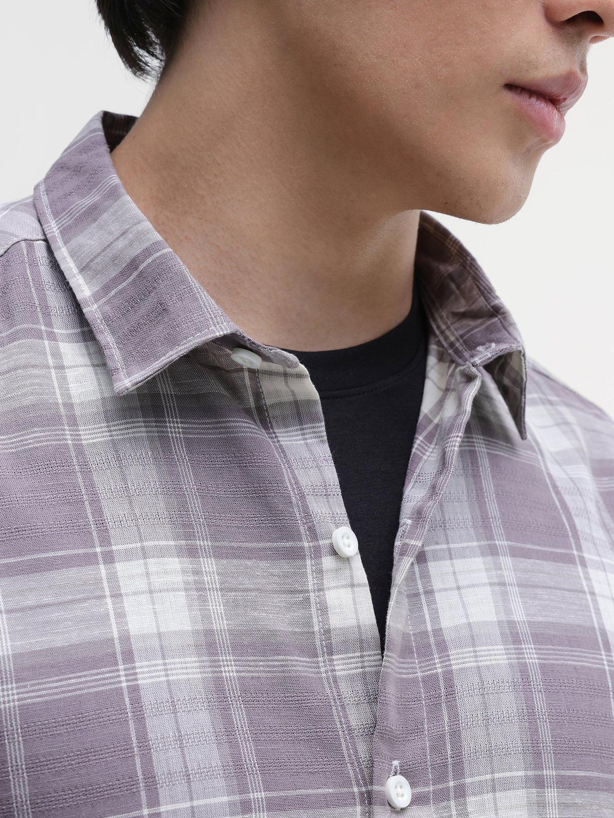 Yarn Dyed Checks Regular Fit Shirt