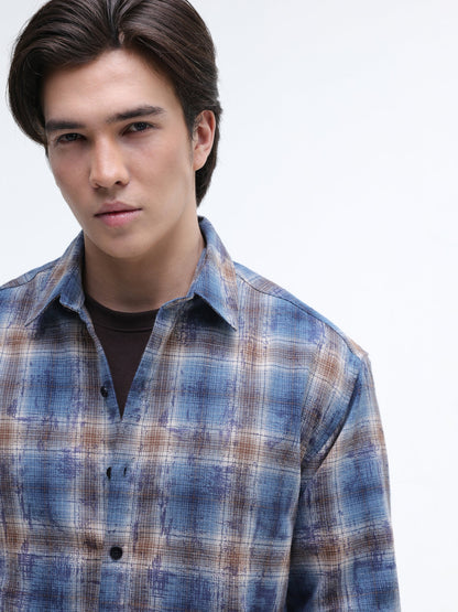 Yarn Dyed Buffalo Checks Oversized Fit Shirt