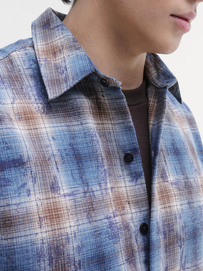 Yarn Dyed Buffalo Checks Oversized Fit Shirt