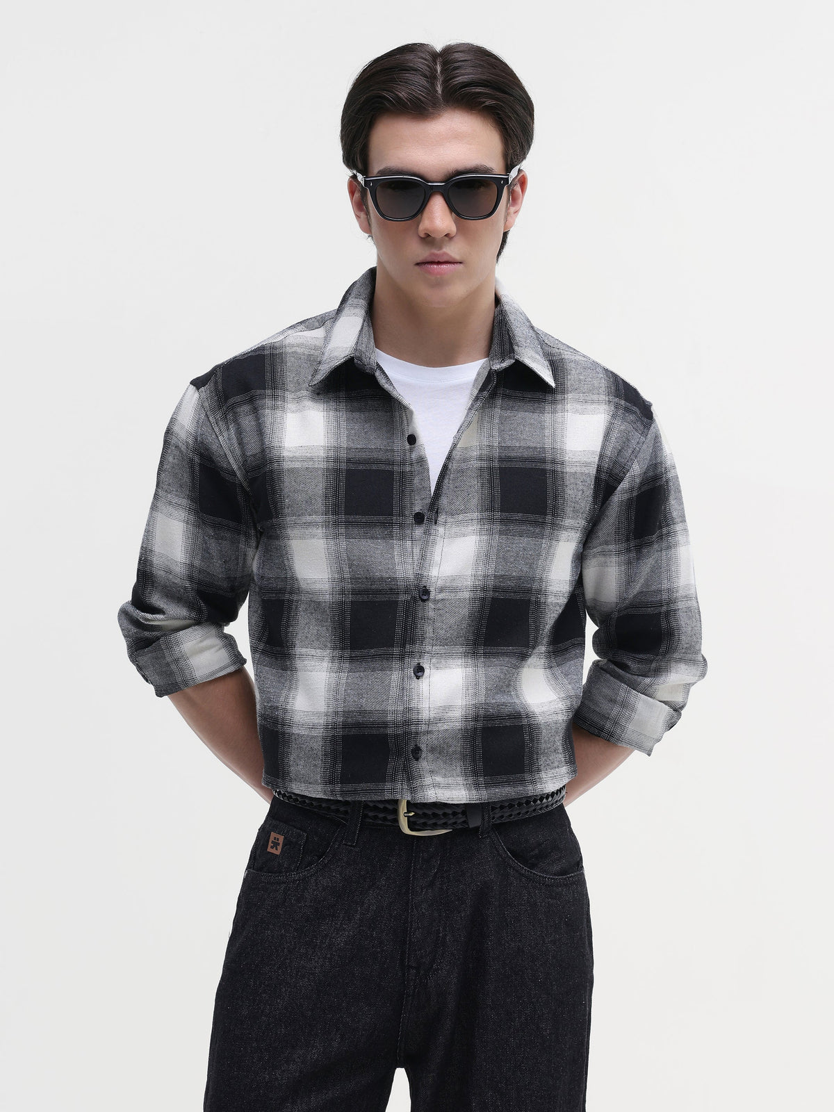 Yarn Dyed Buffalo Checks Oversized Fit Shirt