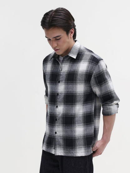 Yarn Dyed Buffalo Checks Oversized Fit Shirt