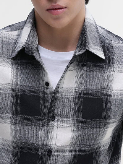 Yarn Dyed Buffalo Checks Oversized Fit Shirt