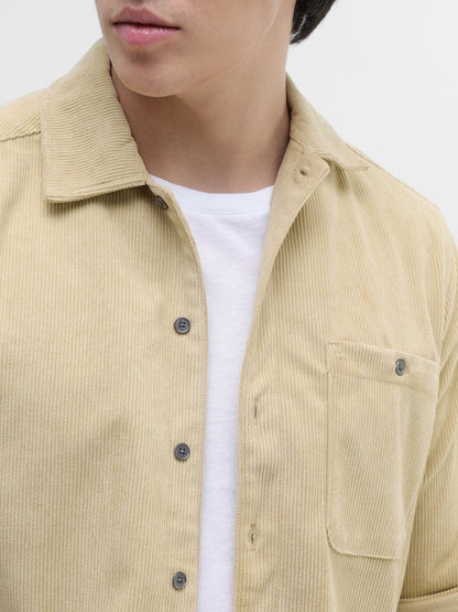 Patch Pocket Corduroy Regular Fit Shirt