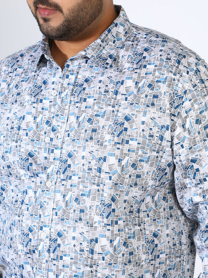 Abstract Cotton Shirt