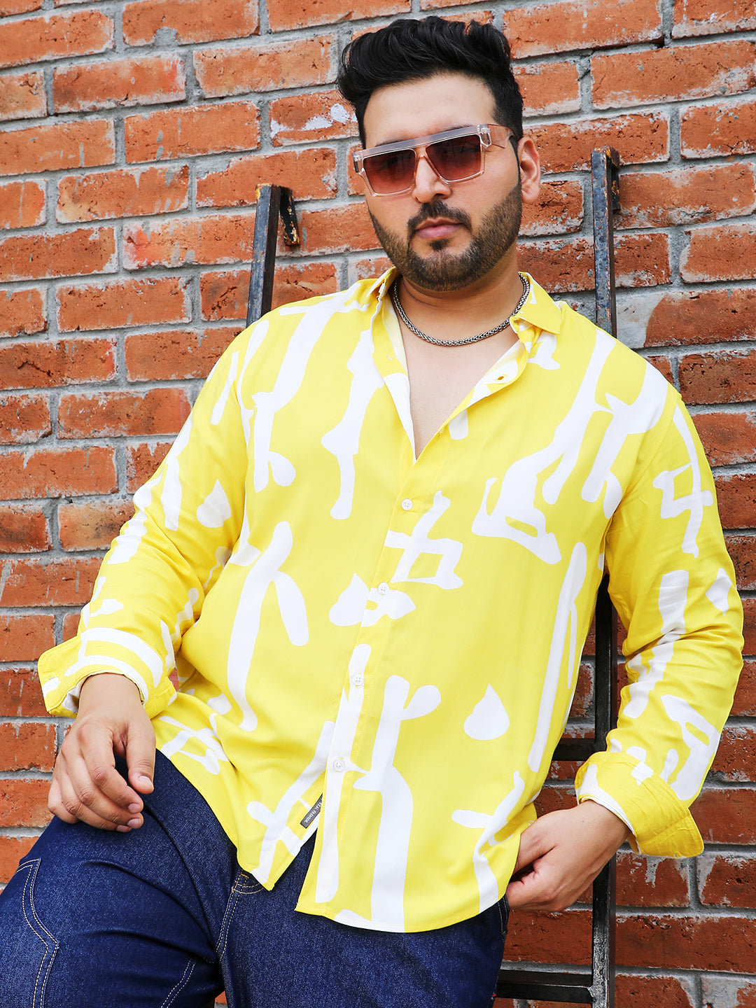 Abstract Print Shirt