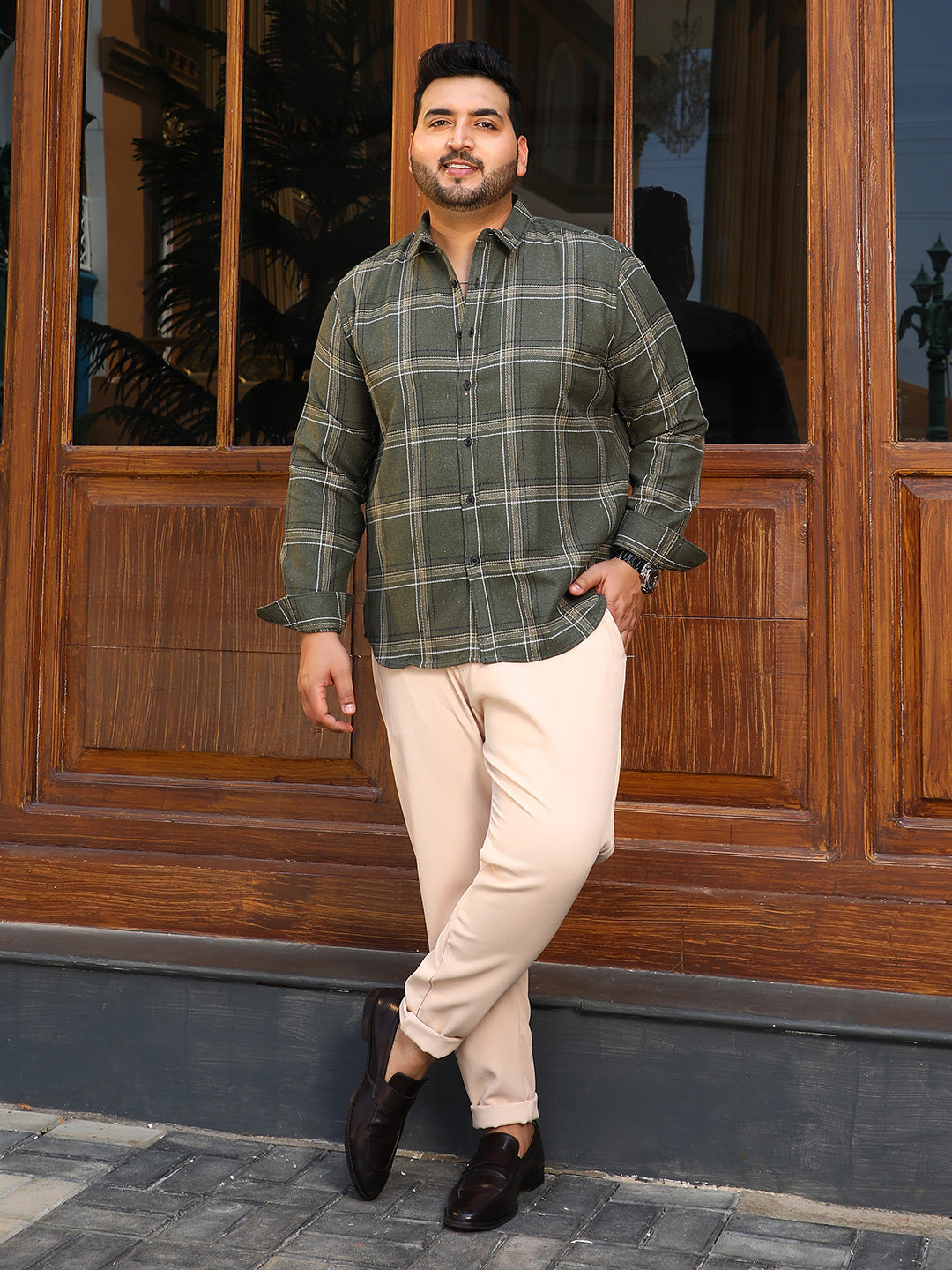 Maxi Tartan Plaid Shirt