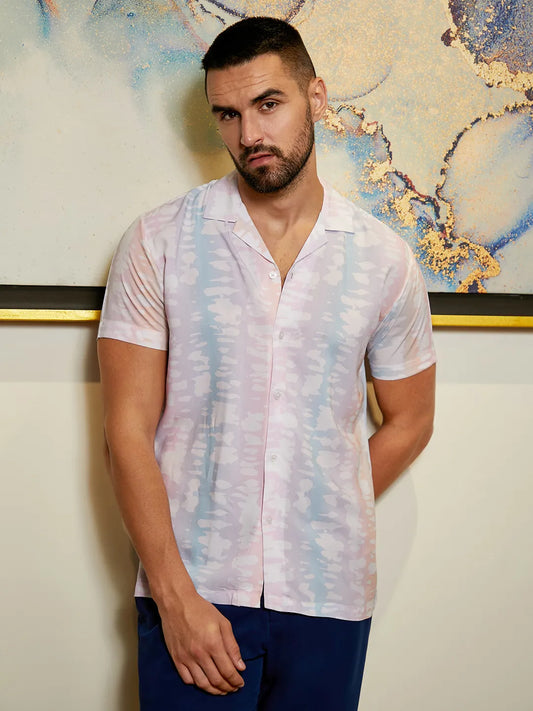 Pastel Vertical Ombre Shirt