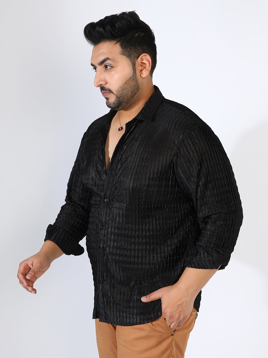 Curly-Creased Shirt
