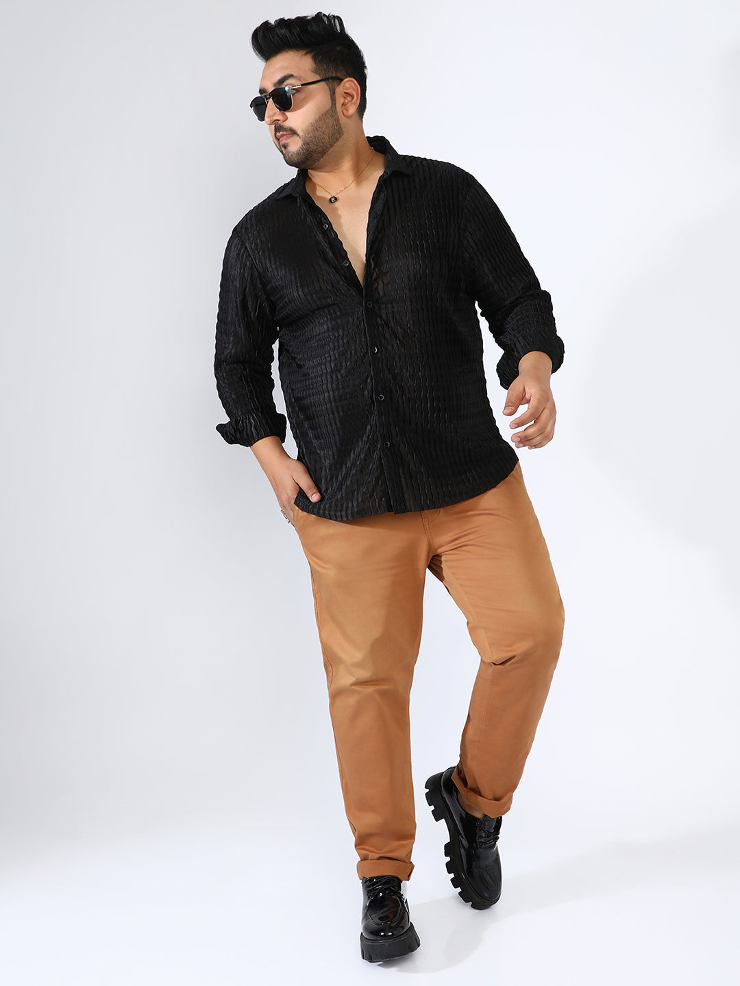 Curly-Creased Shirt