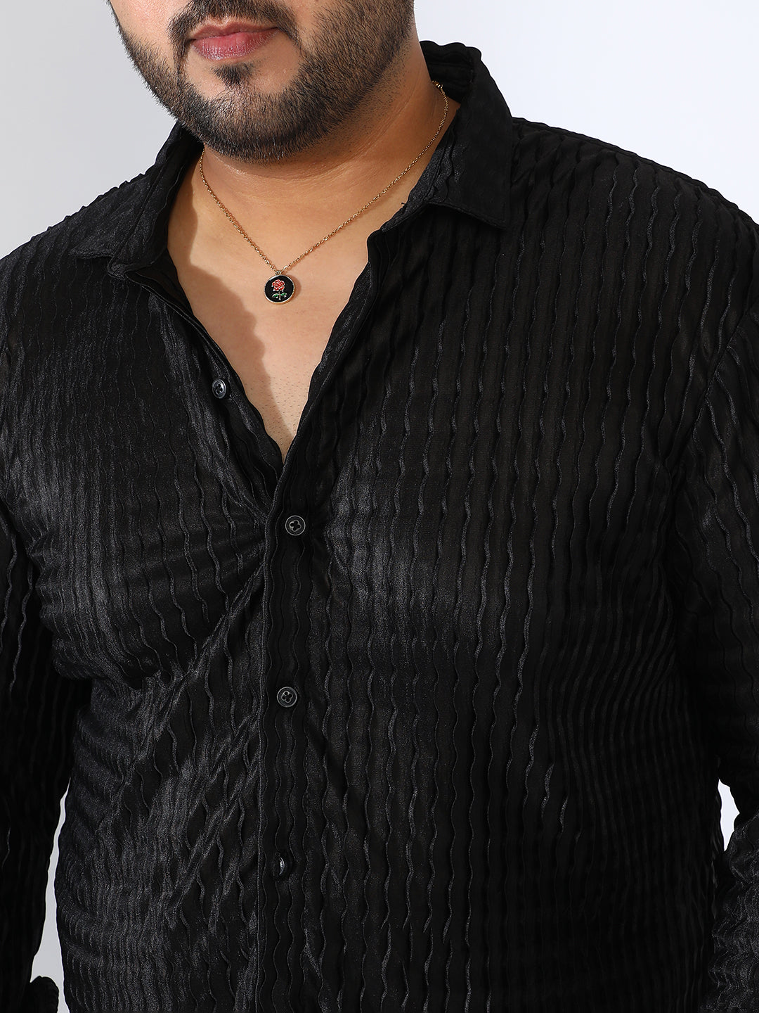 Curly-Creased Shirt