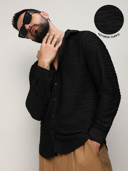 Self-Design Wave Shirt