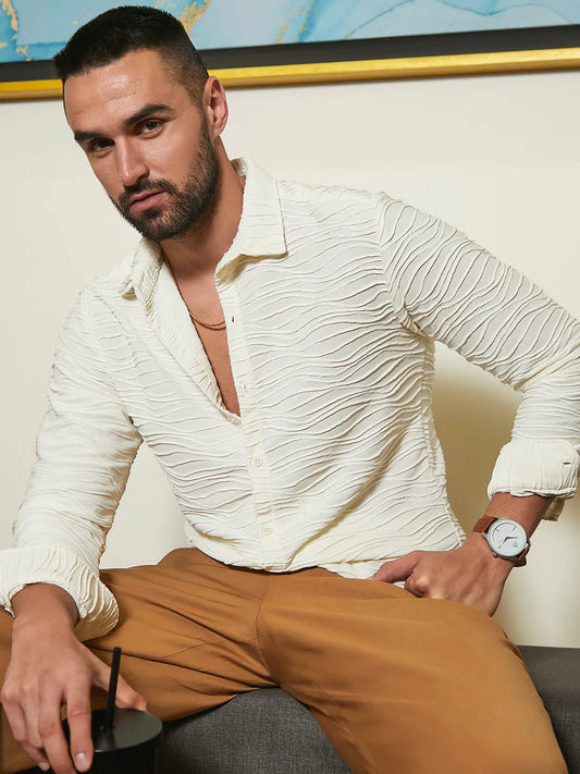 Self-Design Wave Shirt