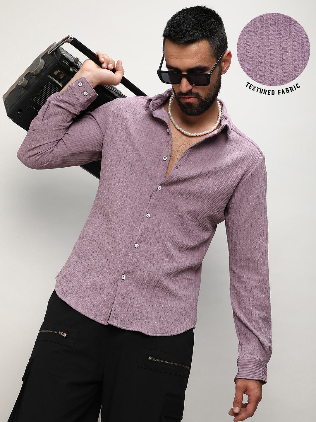 Stripe-Creased Shirt