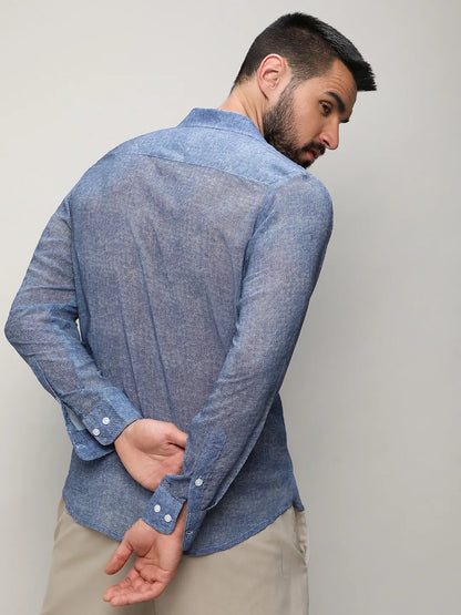 Gauzy Heathered Shirt