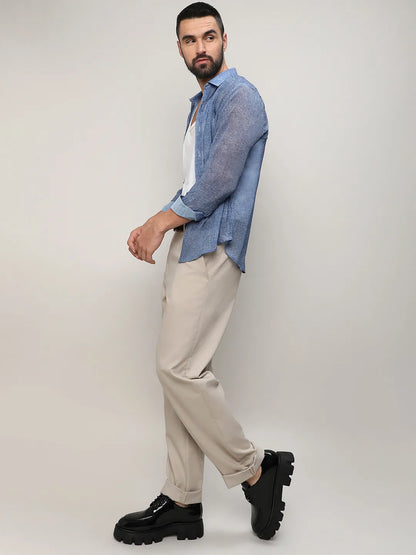 Gauzy Heathered Shirt