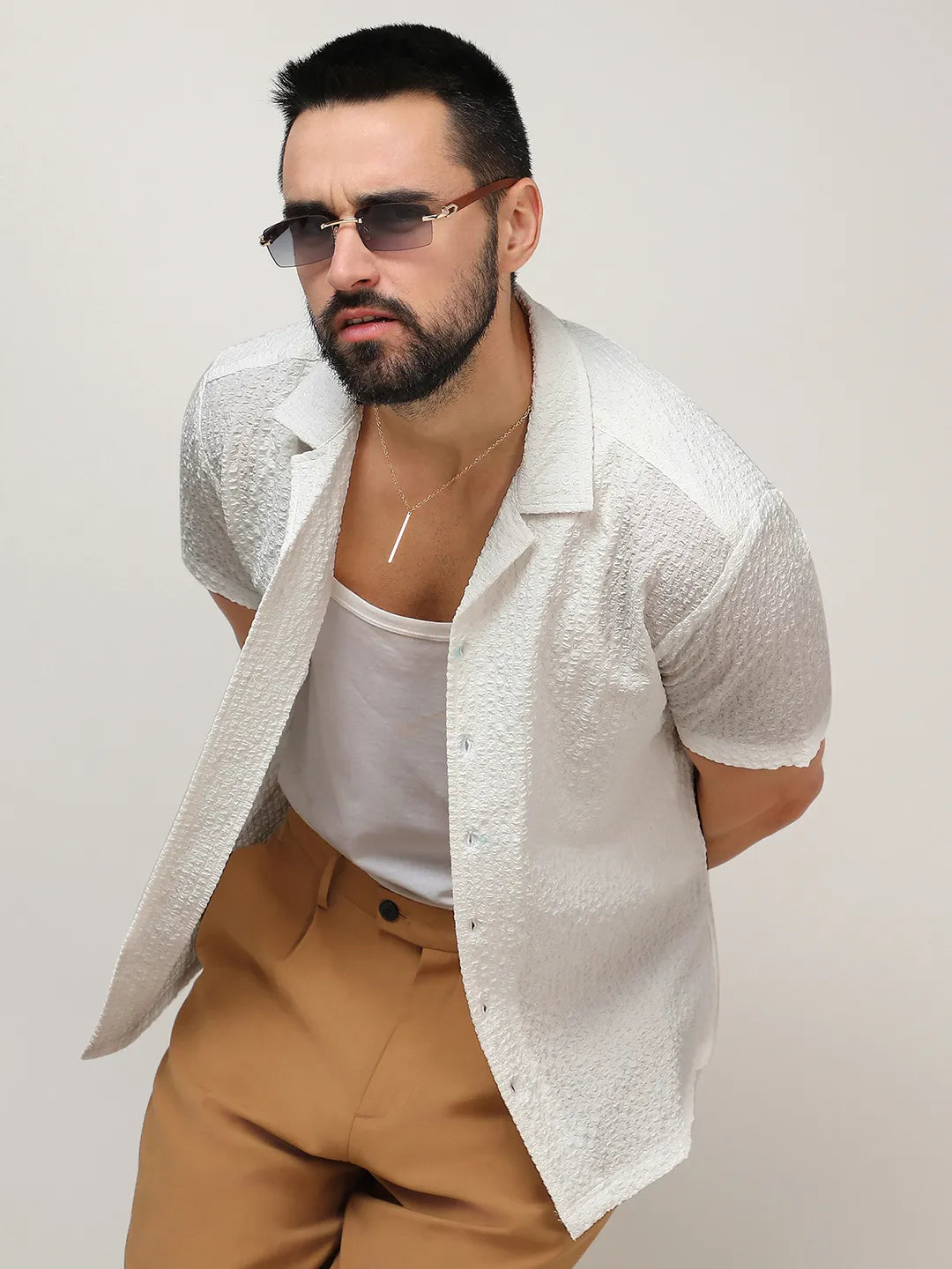Micro Creased Shirt