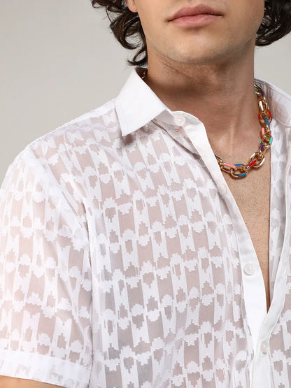Self-Design Block Shirt
