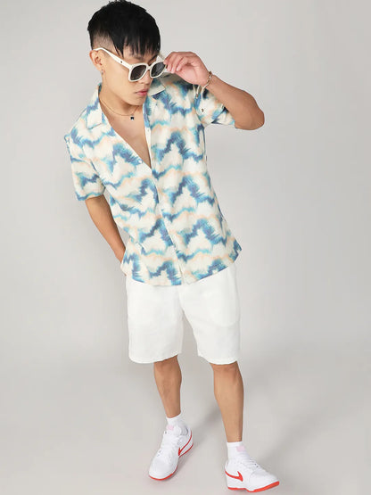 Ombre Lined Shirt