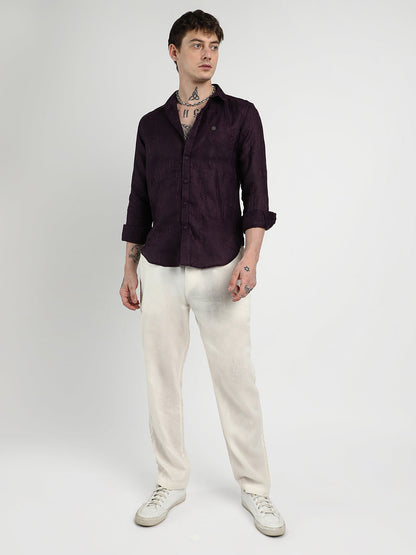 Embroidered One-Lined Shirt