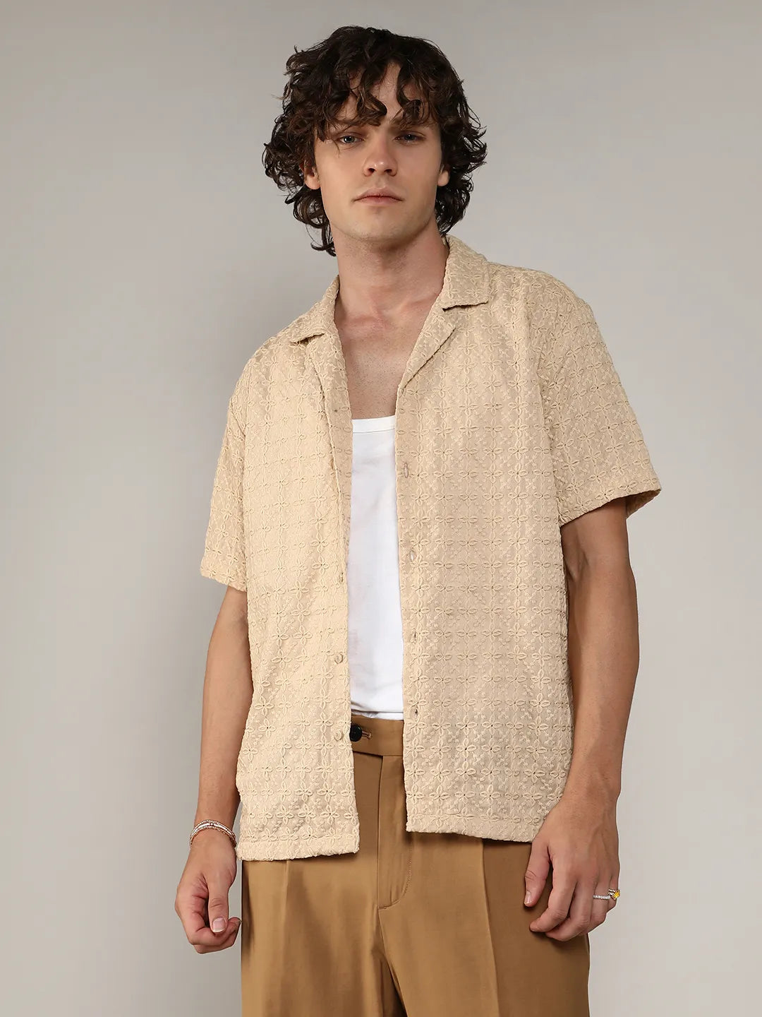 Embroidered Flora Shirt