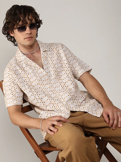 Embroidered Circular Shirt