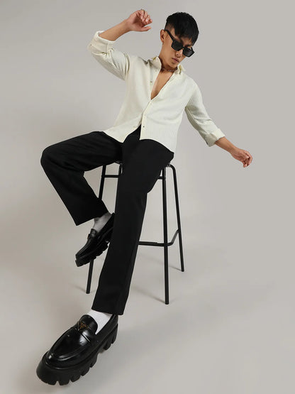 Stripe-Creased Shirt