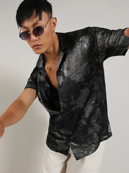 Metallic Ombre Shirt