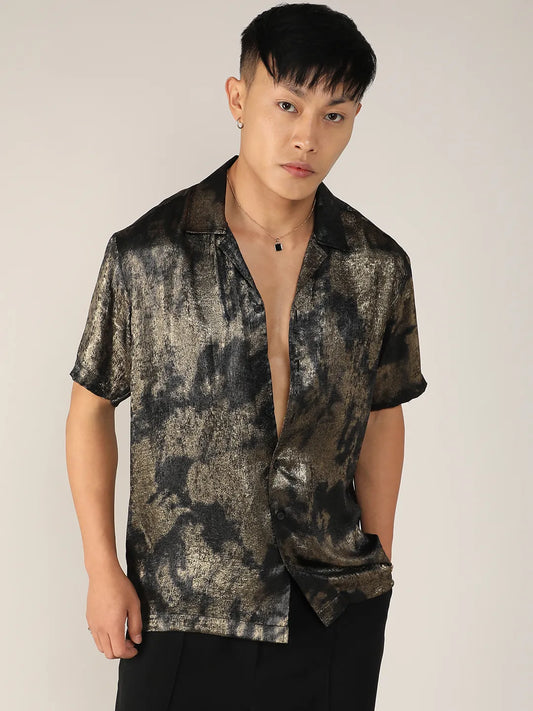 Metallic Ombre Shirt