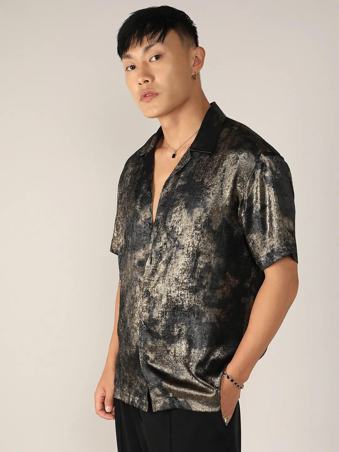 Metallic Ombre Shirt