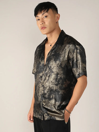 Metallic Ombre Shirt