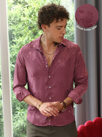 Self-Design Floral Shirt
