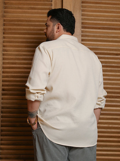 Weave-Textured Shirt