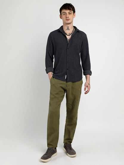 Cube-Textured Shirt