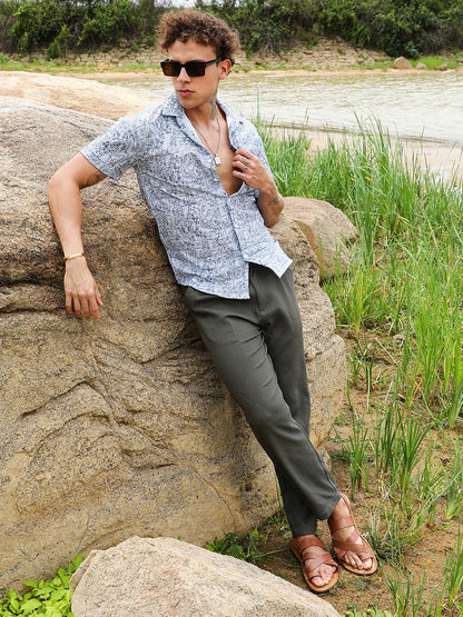 Contrast Hazy Shirt