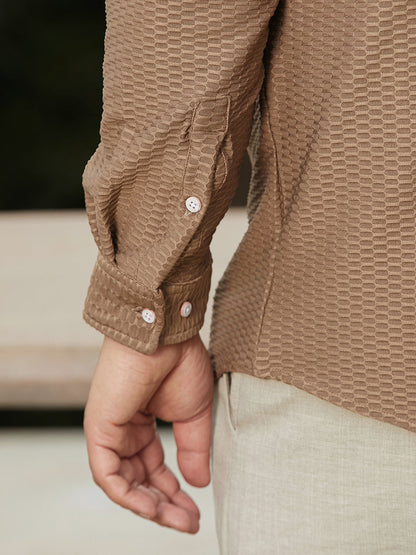 Hive-Textured Shirt