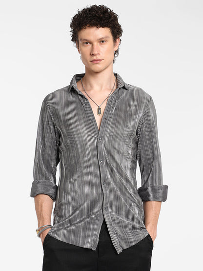 Pleat-Creased Shirt