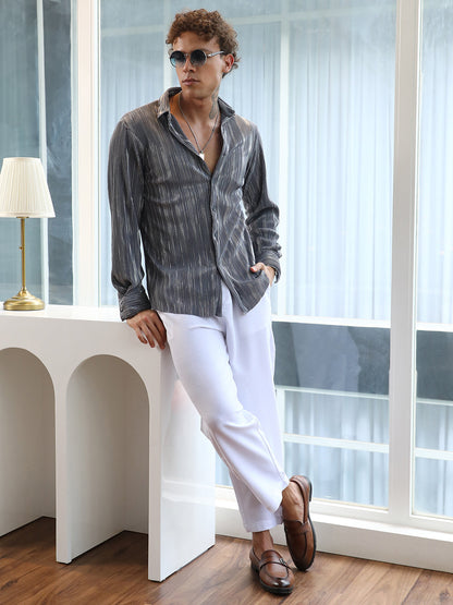 Pleat-Creased Shirt